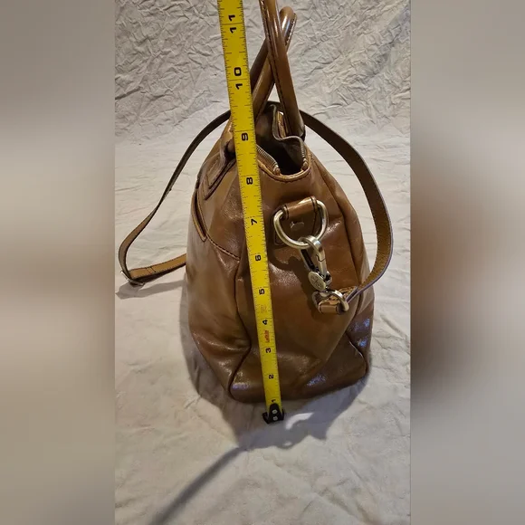 HOBO Brown Leather Shoulder Bag Shelia Medium - Picture 12 of 14